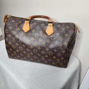 Louis Vuitton Monogram Speedy 35 with COA